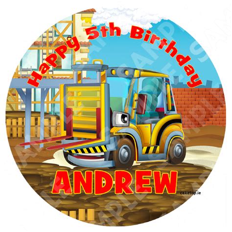 mini digger cake topper|digger truck cake topper.